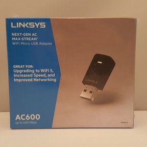 LINKSYS Next-Gen AC Max-Stream Wi-Fi Micro USB Adapter AC600 WUSB6100M🆕